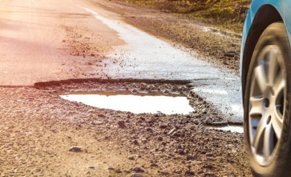 Can You Claim Damages After Hitting a Pothole?