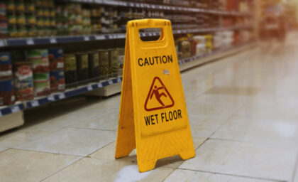 Suing for a Supermarket “Slip ‘n Trip” – What Must You Prove?